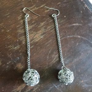 Dangly ball earings